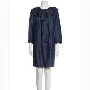 Marc Jacobs Dark Blue Long Sleeve Dress NWT